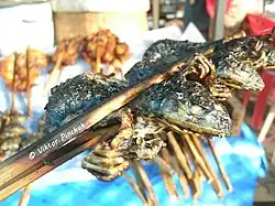 Шашлык из лягушек (Лаос,2013) Фото сделано в «Папуасской» экспедиции