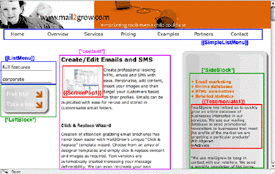 Пример сайта