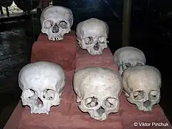 Экспонаты арх. комплекса Тонина (Мексика). Фото из латиноамериканской экспедиции