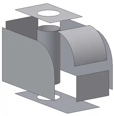 Восемь граней, формирующих твердотельную модель