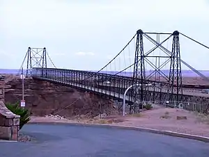 U.S. Route 89 crossing bridge next to the Cameron trading post.