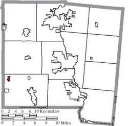 Location of Laura in Miami County
