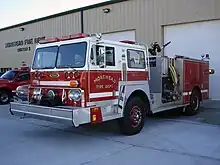 Engine 7 serving the Morehead Fire Department, KY. 1979 Pierce-Hendrickson custom cab