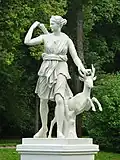 Артемида Версальская в парке Ораниенбаума, в пригороде Санкт-Петербурга
