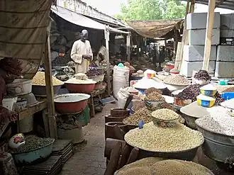 рынок в городе Ниамей