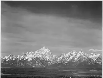 Ансель Адамс. Национальный парк Гранд-титон, Вайоминг. 1933 - 1942.