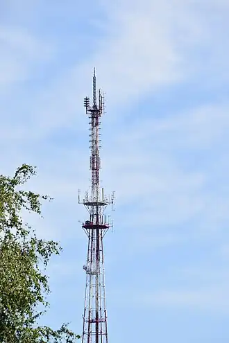 Вид на телебашню в Кирове