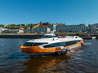 «Метеор 120Р» у берегов Нижнего Новгорода