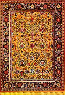 Ковёр «Шахаббасы». Ардебильская школа. Азербайджанский государственный музей ковра и народно-прикладного искусства