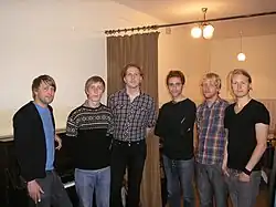 Árstíðir перед концертом в Петрозаводске (2011 год)