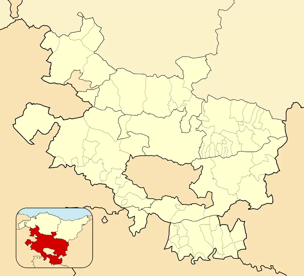 Витория-Гастейс на карте