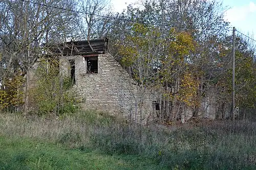 Руины амбара-сушильни