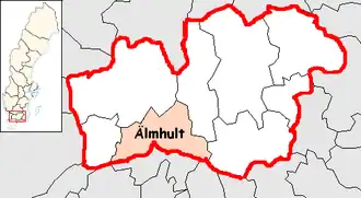 Эльмхульт на карте