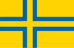 Проект флага Аландских островов (1953 год)
