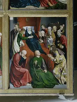 Смерть Девы Марии. Створка алтаря