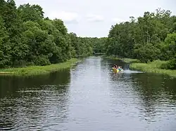 Река Ыхне в деревне Суйслепа
