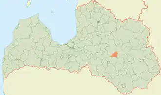 Ляудонская волость на карте