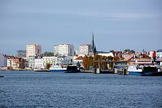 Вид с моря на Свиноуйсьце