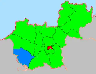 Щерчовский сельсовет на карте