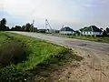 Въезд в деревню со стороны Минска