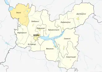 Ижский сельсовет на карте