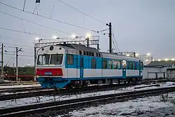 АЧ2-114 в бело-голубой окраске с белой кабиной