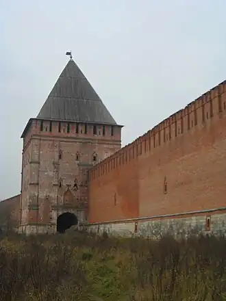 Вид на Авраамиевскую башню