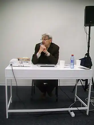 Лекция Оболонского в Ельцин-центре, Екатеринбург, октябрь 2016 года