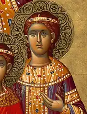 Изображение на современной иконе