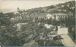 Юго-западная часть Алупки, на переднем плане вилла Мария, 1912 г.