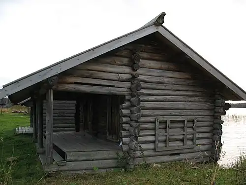 Амбар из деревни Пегрема в музее-заповеднике «Кижи»  Объект культурного наследия № 1010021008№ 1010021008