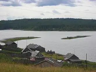 Вид на Андозеро летом 2006 года