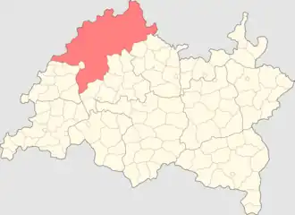 Арский кантон на карте