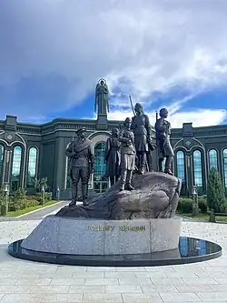 Архитектурно-скульптурная композиция «Подвигу женщин» (Парк Патриот, 2024 г.)