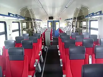 Интерьер вагона стандартного класса ЭД9М