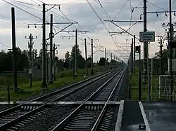 Вид в северо-западном направлении, в сторону платформы Трубниково