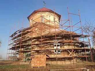 Восстановительные работы в храме
