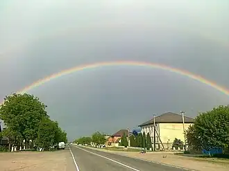 Въезд в село