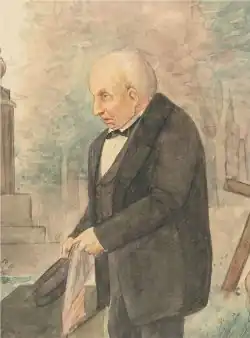 М. С. Знаменский.Карикатура декабриста Ф. М. Башмакова