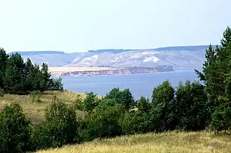 Волжские берега у села Подвалье, 2005 год