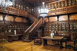 «Готическая библиотека» Николая II в  Зимнем дворце. Проект архитектора А. Ф. Красовского. 1894—1895