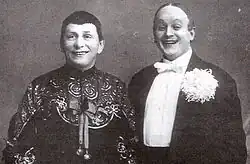 Мечислав Станевский (Бом) справа