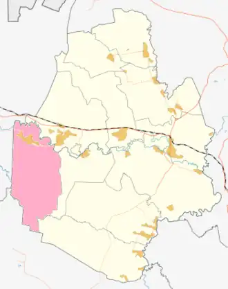 Большесудаченское сельское поселение на карте