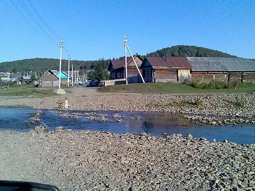 Брод через речку Бретяк, деревня Бретяк
