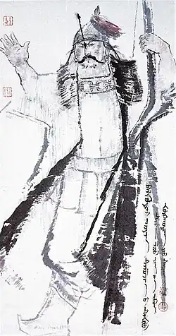 Бельгутей. Иллюстрация из монгольского издания «Сокровенного сказания монголов»