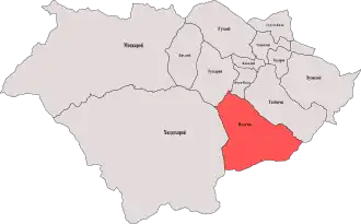 Ведучинское сельское поселение на карте