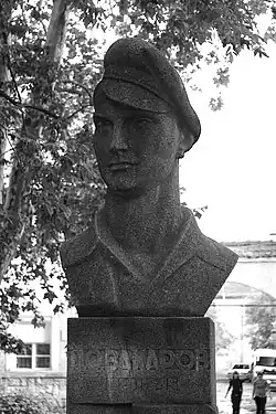 Памятник Дмитрию Вакарову в Хусте