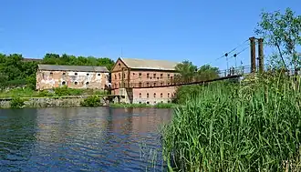 Вантовый мост через реку Рось