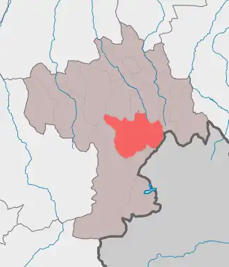 Харачойское сельское поселение на карте