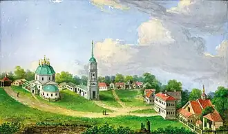 Верхне-Спасо-Преображенский монастырь в середине XIX века